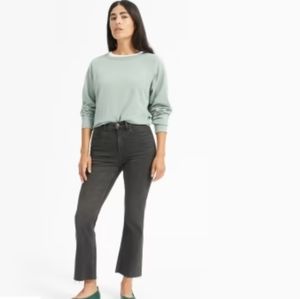 Everlane kick crop jean